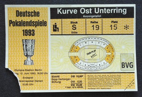 Ticket dfb pokal endspiel - ticket,