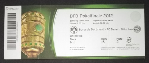 Ticket dfb pokal endspiel 2012 - ticket,