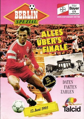 Dfb pokalendspiel 1993 - dfb-pokalendspiel, 12.06.1993