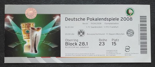 Ticket dfb pokal - endspiel, 2008