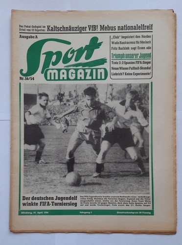 Sportmagazin 1954 dfb - sportmagazin,
