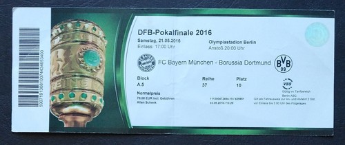 Ticket dfb pokal - ticket, endspiel